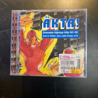 V/A - Äkta! Svenska hiphop-hits 90-00 CD (VG/M-)